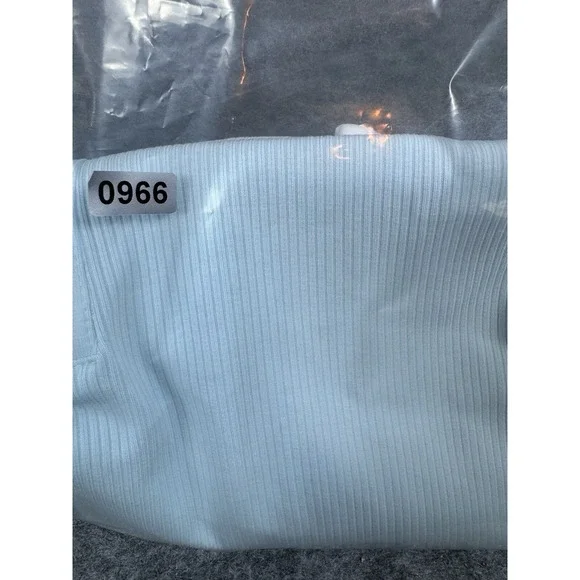 adidas Tank Top Womens Large Blue Always Original Lace-up Laced - Picture 11 of 11